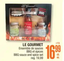 Jean Coutu LE GOURMET BBQ sauce and spice set offer