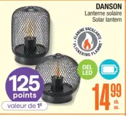 Jean Coutu DANSON Solar lantern offer