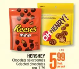 Jean Coutu HERSHEY Selected chocolates offer