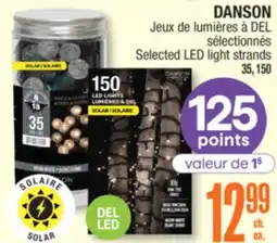 Jean Coutu DANSON Selected LED light strands offer
