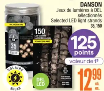 Jean Coutu DANSON Selected LED light strands offer