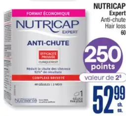 Jean Coutu NUTRICAP Expert Anti-chute Hair loss offer