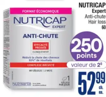 Jean Coutu NUTRICAP Expert Anti-chute Hair loss offer