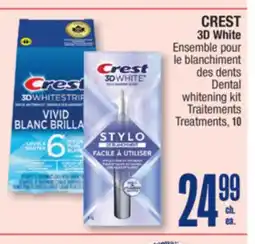 Jean Coutu CREST 3D White Dental whitening kit Treatments offer