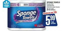 Jean Coutu SPONGE TOWELS Selected paper towels offer