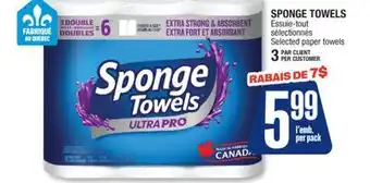 Jean Coutu SPONGE TOWELS Selected paper towels offer