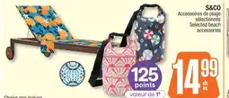 Jean Coutu S & CO Selected beach accessories offer