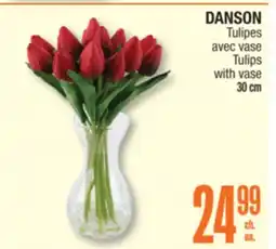 Jean Coutu DANSON Tulips with vase offer