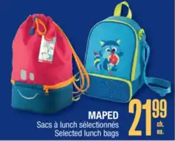 Jean Coutu MAPED Selected lunch bags offer