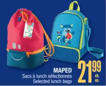 Jean Coutu MAPED Selected lunch bags offer