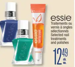Jean Coutu ESSIE Selected nail treatments and polishes offer