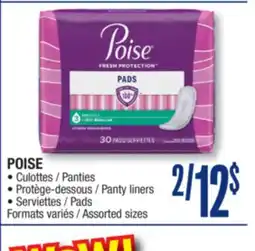 Jean Coutu POISE Panties offer
