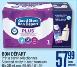 Jean Coutu BON DÉPART Selected ready to feed formulas 15 x 250 ml offer