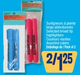 Jean Coutu EQUATION Selected broad tip highlighters offer