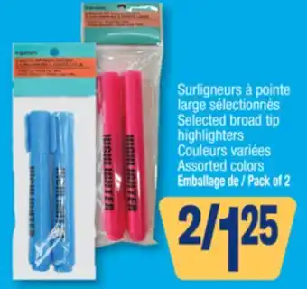 Jean Coutu EQUATION Selected broad tip highlighters offer