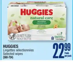 Jean Coutu HUGGIES Selected wipes offer