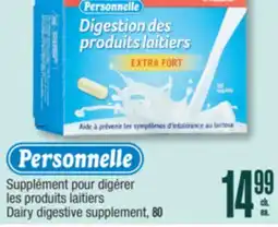 Jean Coutu Personnelle Dairy digestive supplement, 80 offer