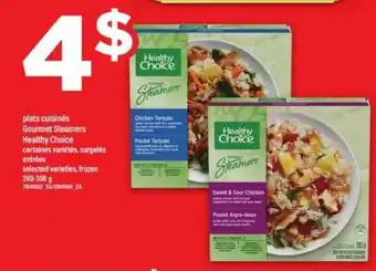 Maxi HEALTHY CHOICE GOURMET STEAMERS offer