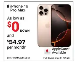 Visions Electronics iPhone 16 Pro Max offer