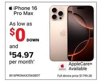 Visions Electronics iPhone 16 Pro Max offer