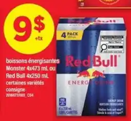Maxi Red Bull ou Monster offer