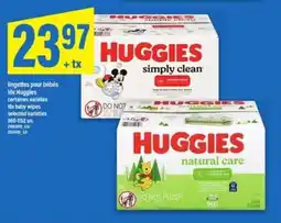 Maxi Huggies lingettes pour bébés offer