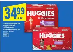 Maxi Huggies Little Movers offer