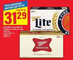 Maxi Miller Lite ou High Life offer