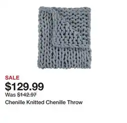 Wayfair Chenille Knitted Chenille Throw offer