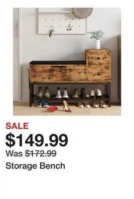Wayfair Storage Bench offer