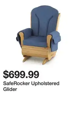 Wayfair SafeRocker Upholstered Glider offer