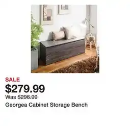 Wayfair Georgea Cabinet Storage Bench offer