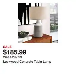 Wayfair Lockwood Concrete Table Lamp offer