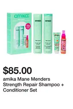 Sephora amika Mane Menders Strength Repair Shampoo + Conditioner Set offer