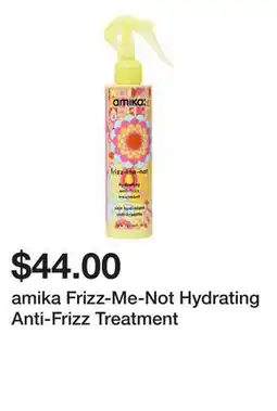 Sephora amika Frizz-Me-Not Hydrating Anti-Frizz Treatment offer