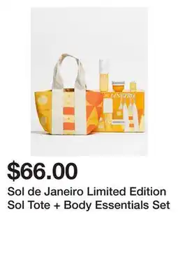 Sephora Sol de Janeiro Limited Edition Sol Tote + Body Essentials Set offer