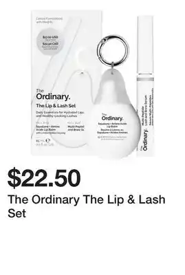 Sephora The Ordinary The Lip & Lash Set offer