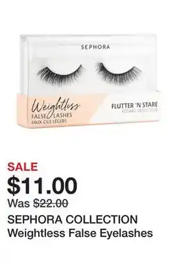 Sephora SEPHORA COLLECTION Weightless False Eyelashes offer