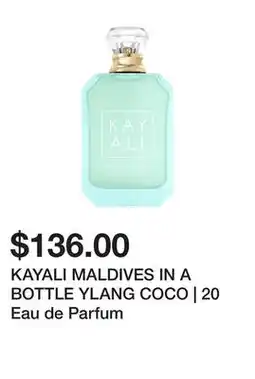 Sephora KAYALI MALDIVES IN A BOTTLE YLANG COCO | 20 Eau de Parfum offer
