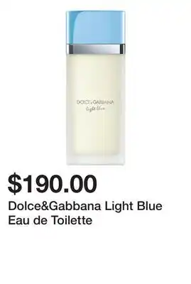 Sephora Dolce&Gabbana Light Blue Eau de Toilette offer