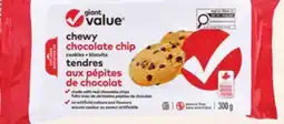 Giant Tiger Giant Value Chewy chocolate chip cookies offer