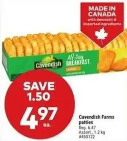 Giant Tiger Cavendish farms patties offer