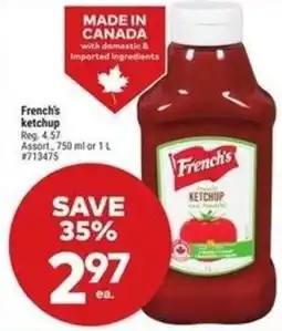 Giant Tiger French's ketchup offer