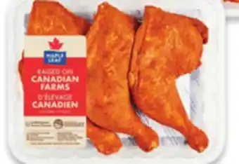 Walmart Maple Leaf seasoned chicken legs offer
