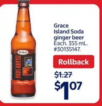 Walmart Grace Island Soda ginger beer offer