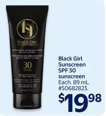 Walmart Black Girl Sunscreen SPF 30 sunscreen offer