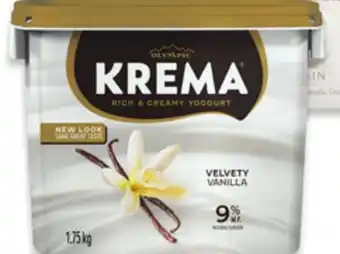 Walmart Olympic Krema yogurt tubs offer
