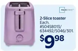 Walmart 2-Slice toaster offer
