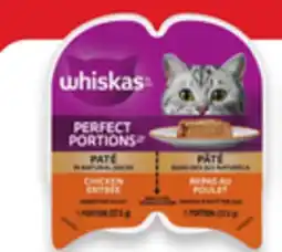 Walmart Whiskas Perfect Portions wet cat food offer