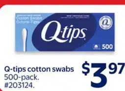 Walmart Q-tips cotton swabs offer